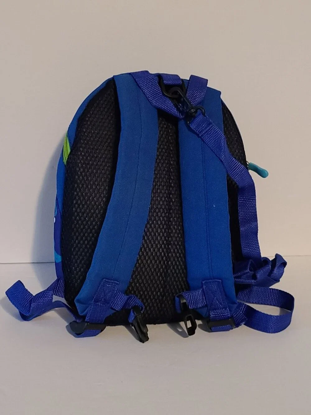 DINOSAUR TODDLER MINI TRAVEL BACKPACK WITH LESH DEEP BLUE-MOTHER'S IDEAL HELPER